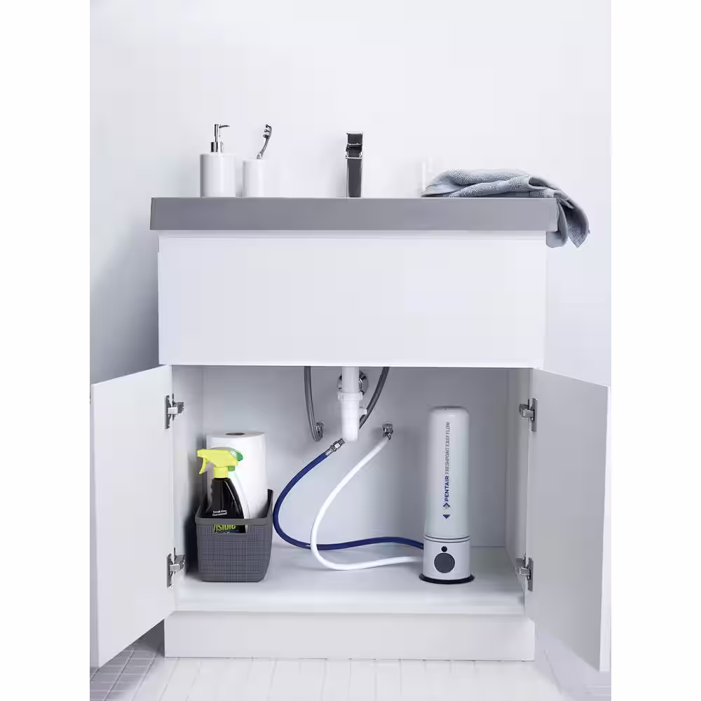 PENTAIR FreshPoint Easy Flow Under Sink Water Filtration System, NSF Certified to Reduce PFOA/PFOS