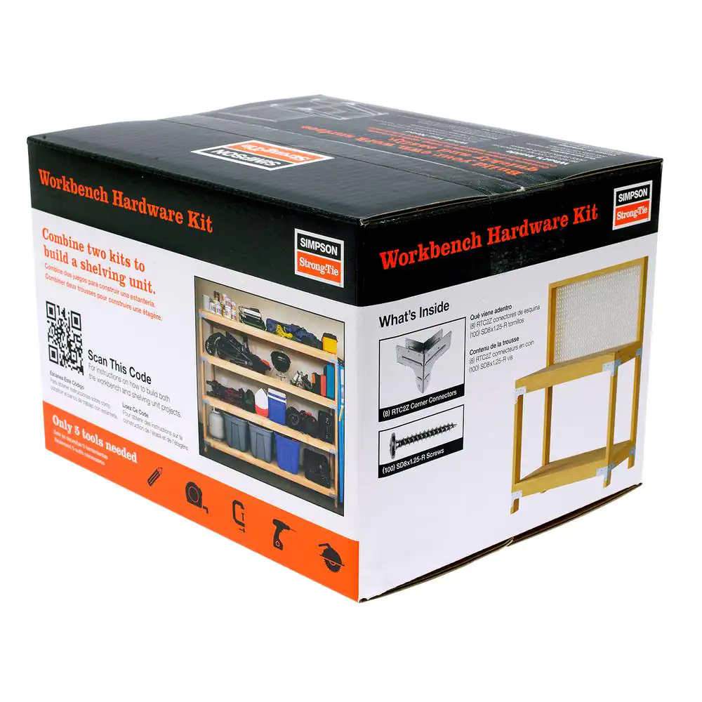 Simpson Strong-Tie WBSK Workbench and Shelving Hardware Kit