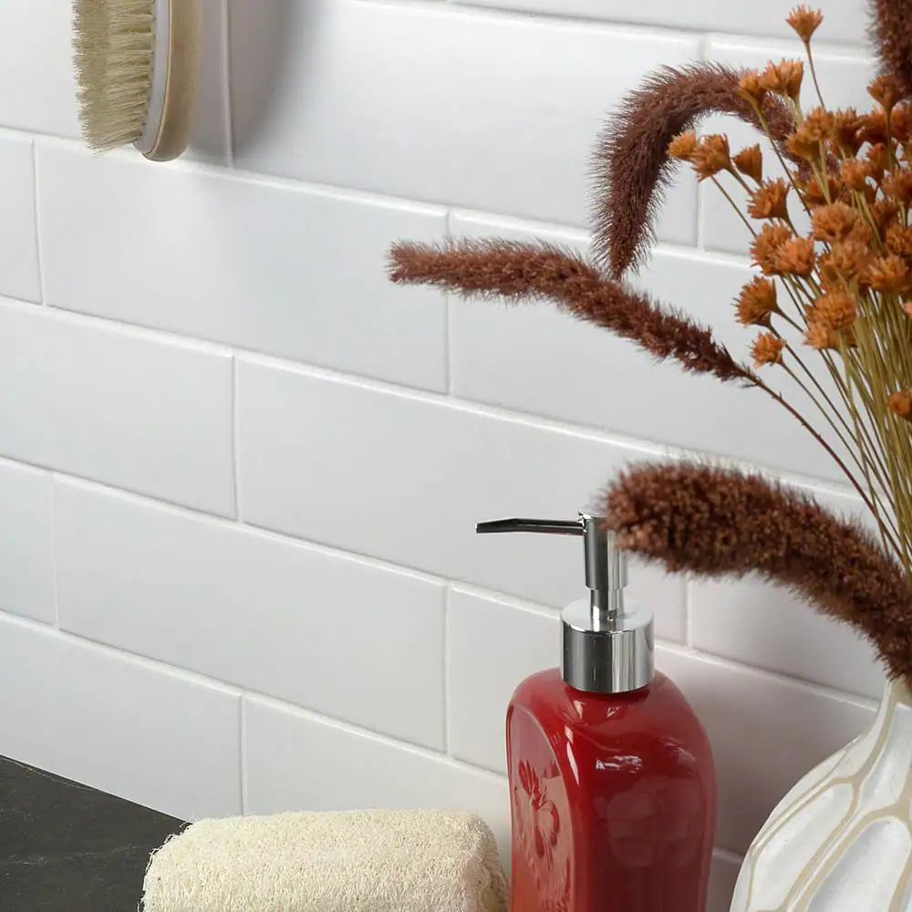 Ivy Hill Tile Barnet White 3 in. x 9 in. x 10mm Matte Ceramic Subway Wall Tile (30 pieces / 5.16 sq. ft. / box)