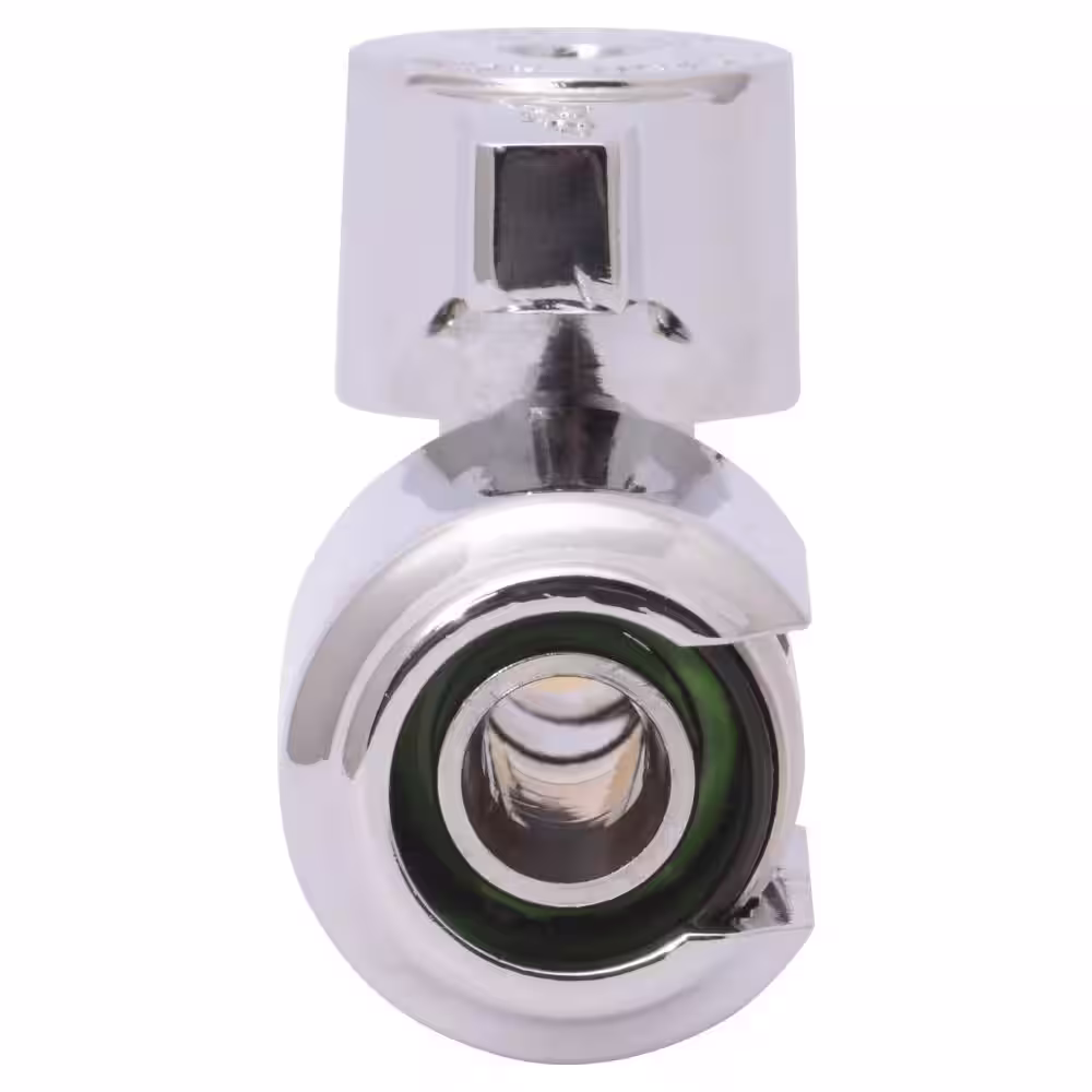 SharkBite EvoPEX 1/2 in. Push-to-Connect x 3/8 in. Compression Quarter Turn Straight Stop Valve