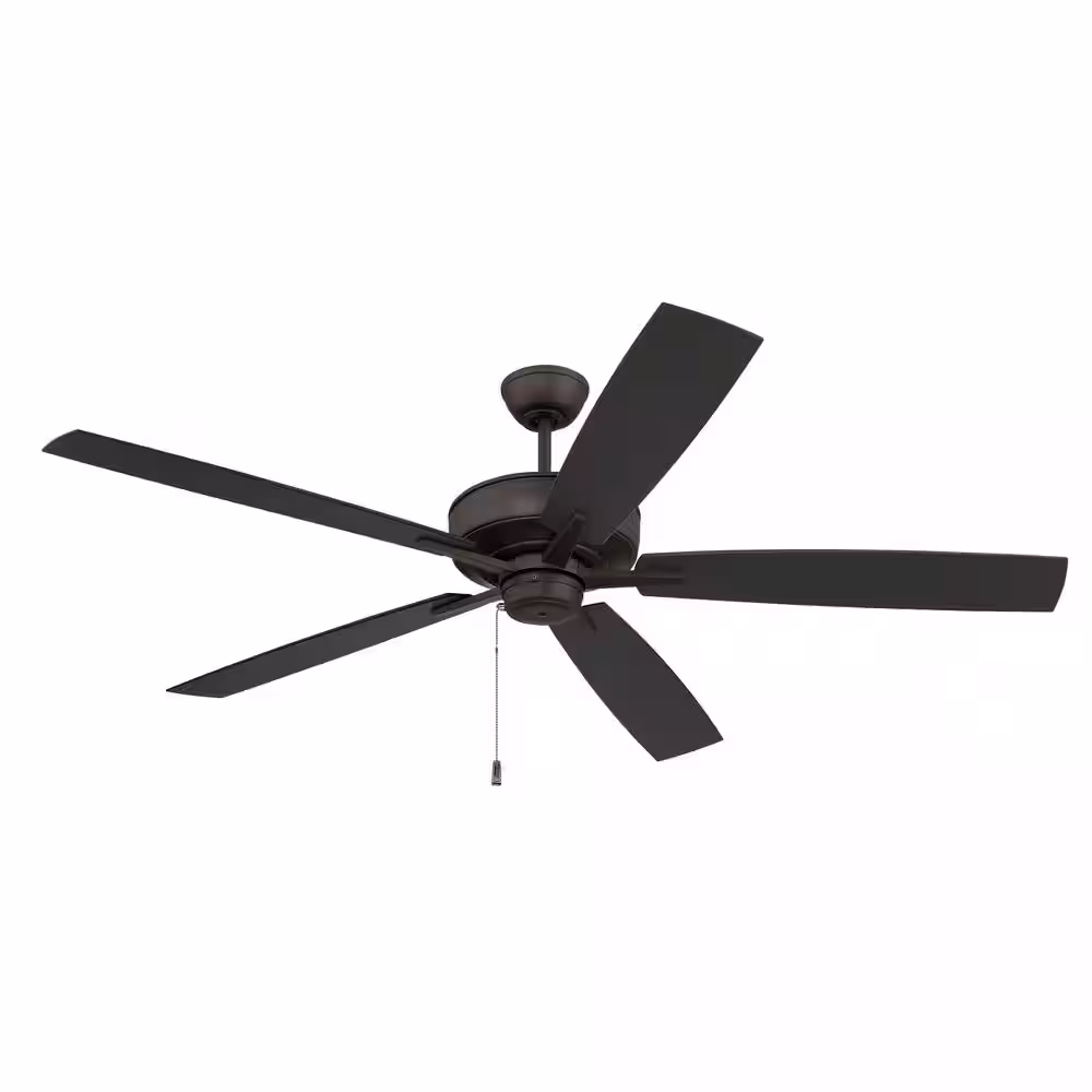 CRAFTMADE Outdoor Super Pro 60 in. Dual Mount Heavy-Duty, 3-Speed Reversible Motor Ceiling Fan in Espresso Finish