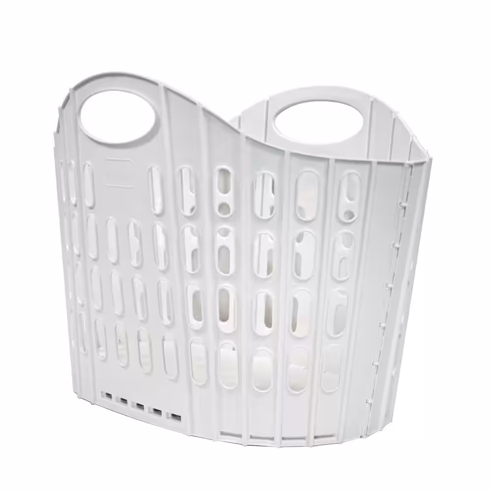Modern Homes Multi-Purpose Collapsible Basket - 38 Liter Ivory