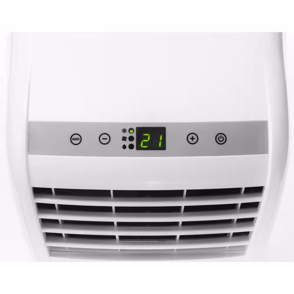 OLIMPIA SPLENDID 10,000 BTU, 350 sq. ft. Portable Compact Air Conditioner 3 in 1 (AC, Fan, Dehumidifier) with Remote in White