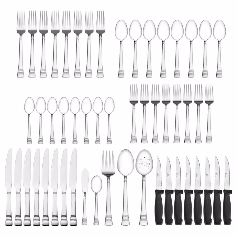 Pfaltzgraff Sapphire Bay 53-Piece Flatware Set (Service for 8)