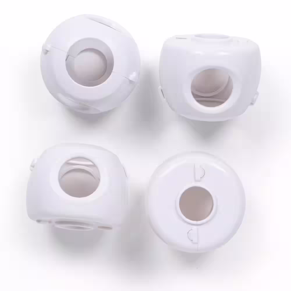 Safety 1st Parent Grip White Door Knob Covers (4-Pack)