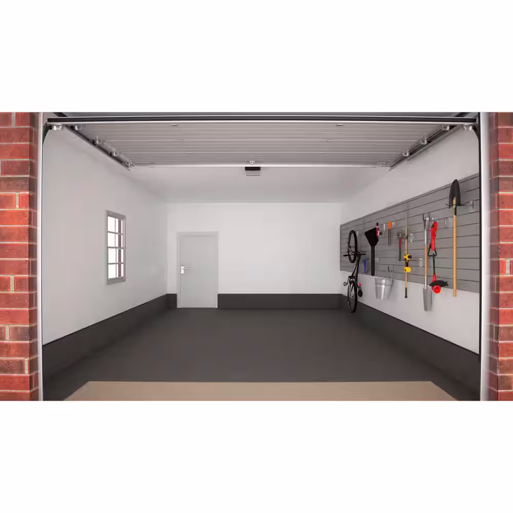 Proslat 96 in. x 48 in. (96 sq.ft.) PVC Slat Wall Panel Set Light Gray Standard Bundle (3-Pack Panel)