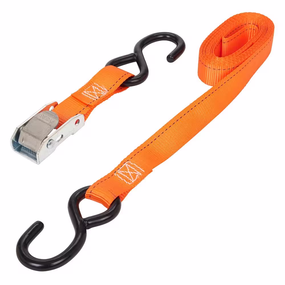 Keeper 1 in. x 10 ft. x 400 lbs. Cam Buckle Tie Down