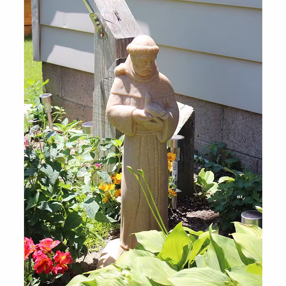 Emsco Sandstone High Density Resin St. Francis Statue