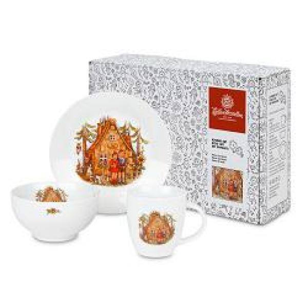 None Weimar 3-Piece Hansel and Gretel Porcelain Children's Set
