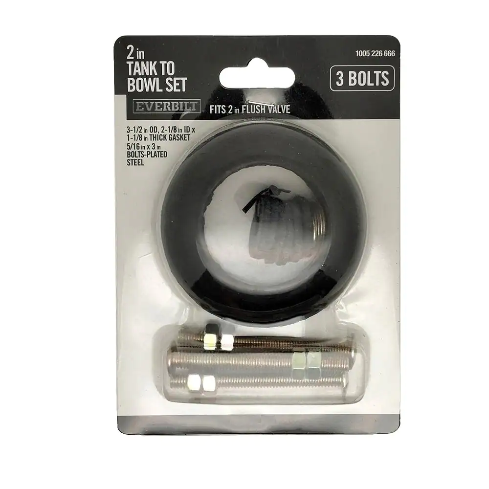 Everbilt 2 in. Toilet Tank to Bowl Set Fits 2 in. Flush Valve