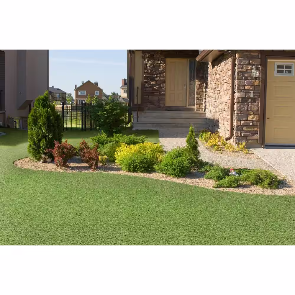MSI Emerald Green 15 ft. W x 40 mm Cut to Length Green Artificial Grass Turf