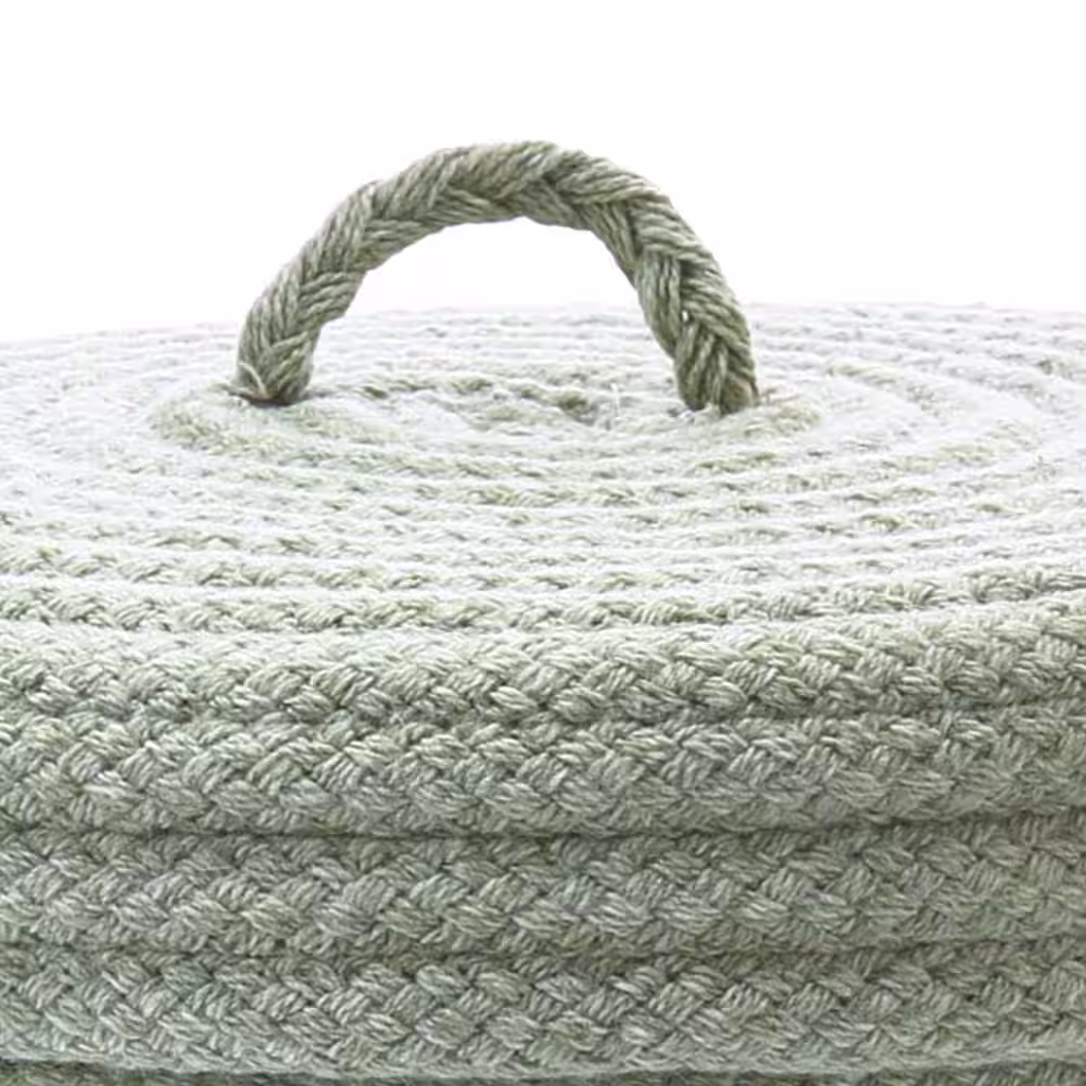 Colonial Mills 16 in. x 16 in. x 24 in. Moss Green Blended Wool Hamper