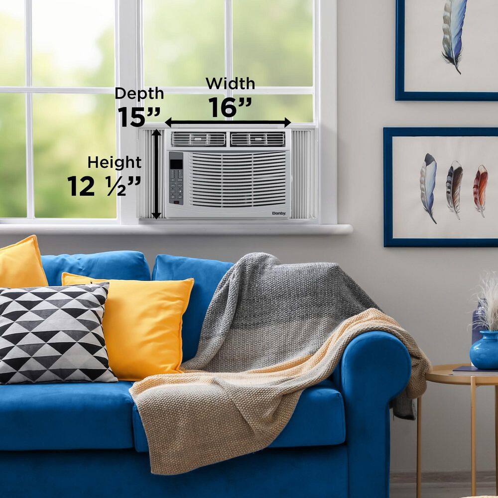 Danby 6000 BTU 115-Volt 250 sq.ft. ENERGY STAR Compliant Window Air Conditioner with Remote