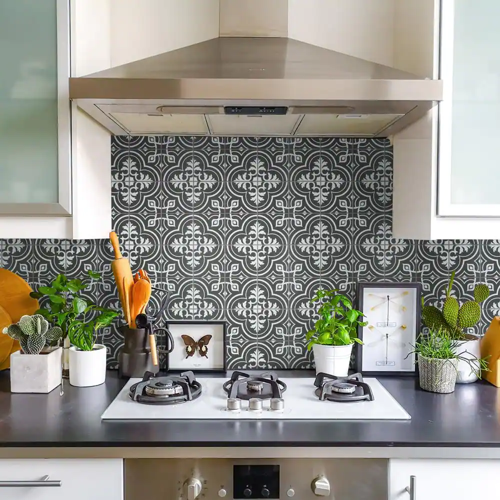 Merola Tile Harmonia Vintage Black 13 in. x 13 in. Ceramic Floor and Wall Tile (12.0 sq. ft./Case)