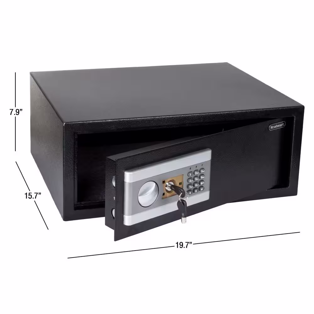 Stalwart 1.4 cu. ft. Electronic Large Digital Steel Safe for Laptops and Tablets