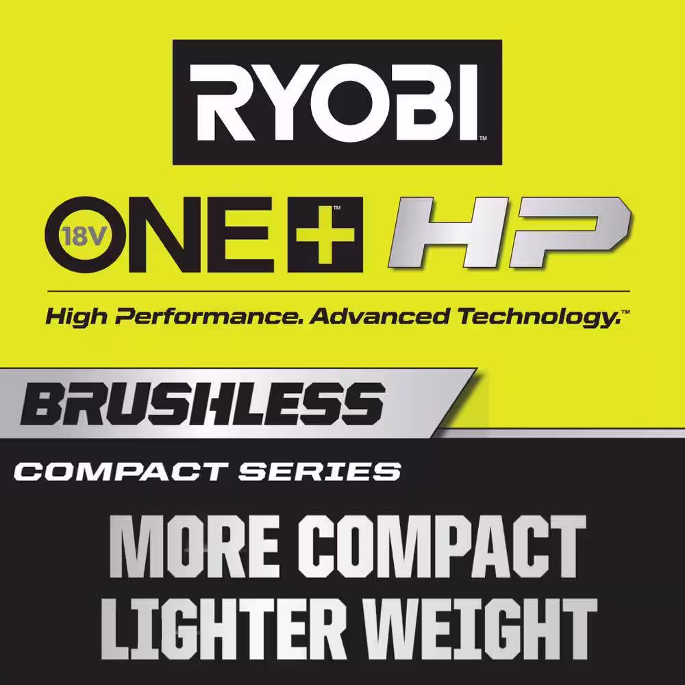 RYOBI ONE+ HP 18V Brushless Cordless Compact 2-Tool Combo Kit with One-Handed Reciprocating Saw and Cut-Off Tool (Tools Only)
