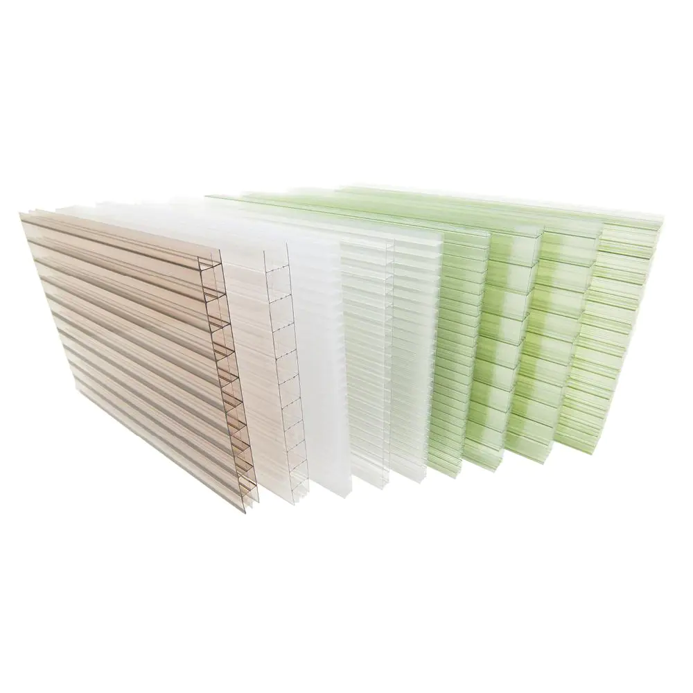 LEXAN Thermoclear 48 in. x 96 in. x 5/8 in. (16mm) Bronze Multiwall Polycarbonate Sheet