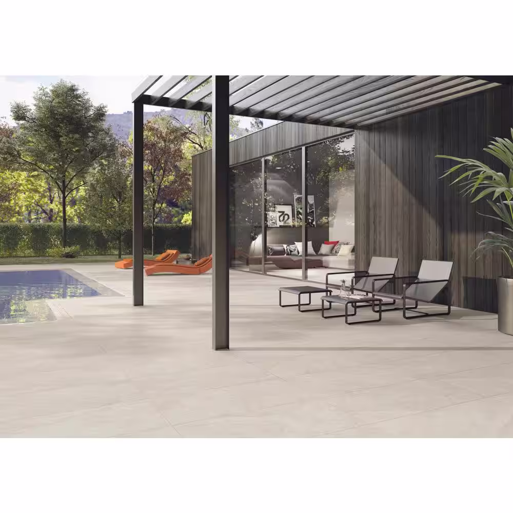 None Rimini 20 in. x 40 in. Rect Ivory Porcelain Paver Grip (1-Box/1-Piece/5.38 Sq. ft.) (1-Pallet/42 Boxes/225.96 sq. ft.)