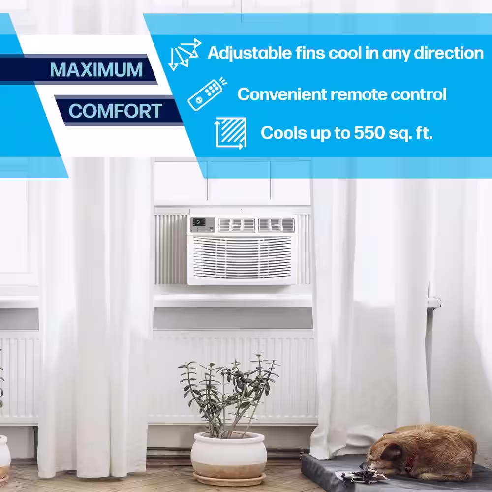 Arctic Wind 12000 BTU Electronic Window Air Conditioner in White