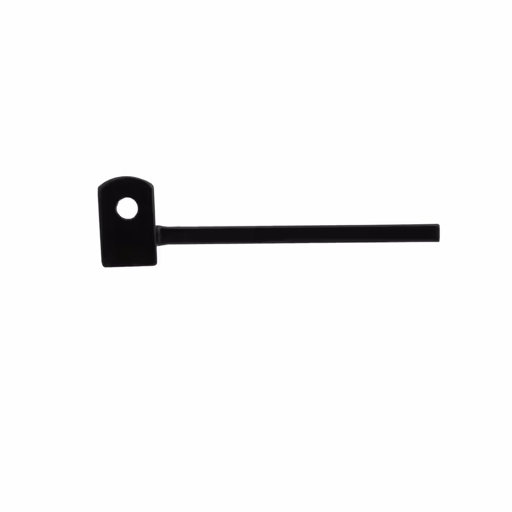 Grisham 3 in. Black Projection Brackets for Security Bar Window Guard (4-Pack)