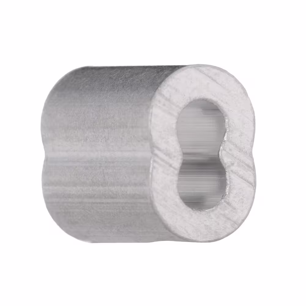 Everbilt 3/32 in. Aluminum Ferrule and Stop Set