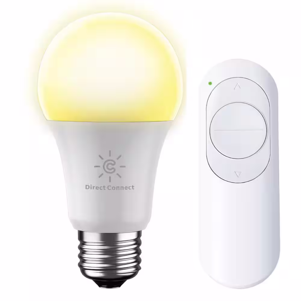 Cync 60-Watt EQ A19 LED 2700K Color Changing Smart Bulb 1-Pack with Remote Kit
