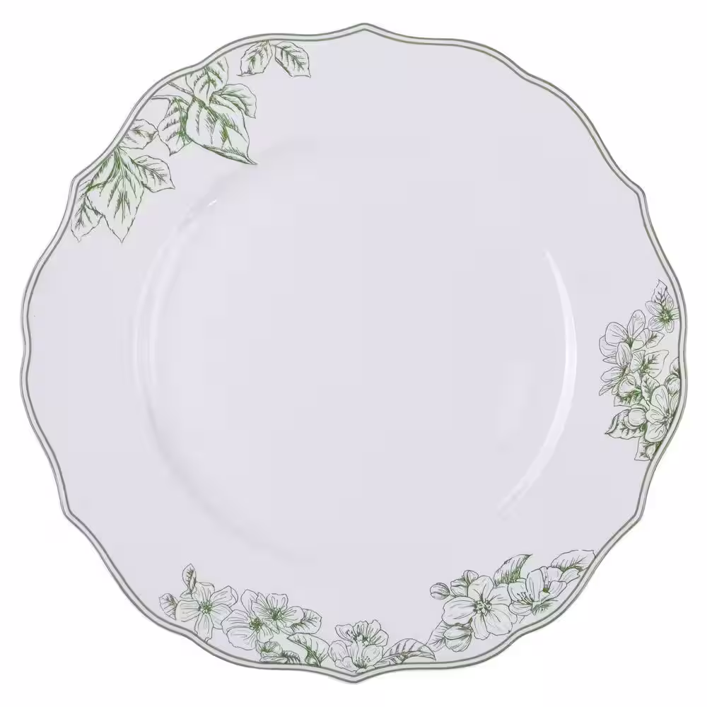 222 Fifth Hudson Valley 12-Piece Traditional Porcelain Blue and White Dinnerware Set (Service for 4)