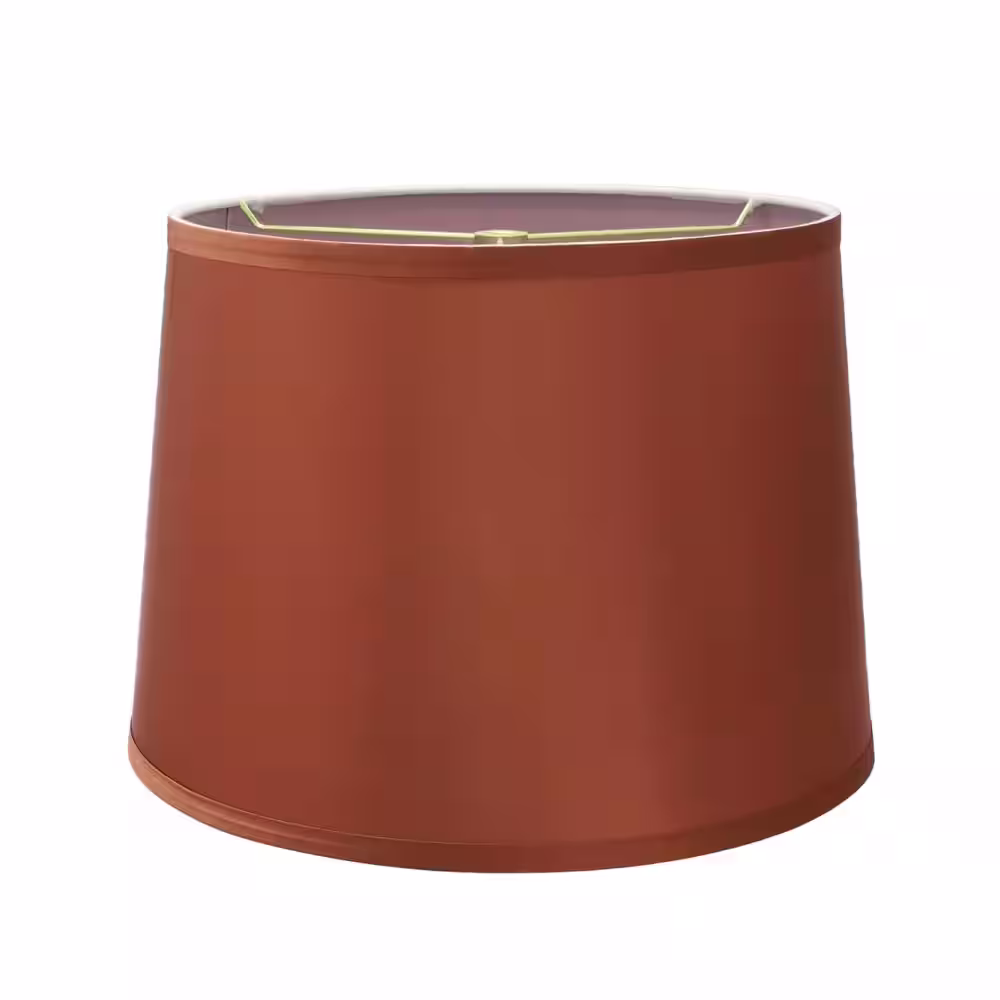 Aspen Creative Corporation 14 in. x 10 in. Burnt Orange Hardback Empire Lamp Shade