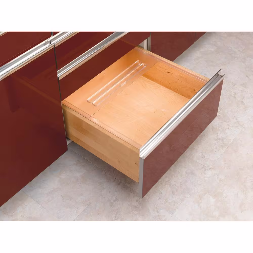Rev-A-Shelf 0.375 in. H x 20.125 in. W x 21.75 in. D Large Translucent Bread Drawer Cover Kit