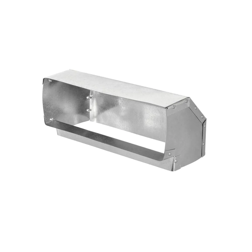 Master Flow 3-1/4 in. x 10 in. Short Way 90 Degree Rectangular Elbow