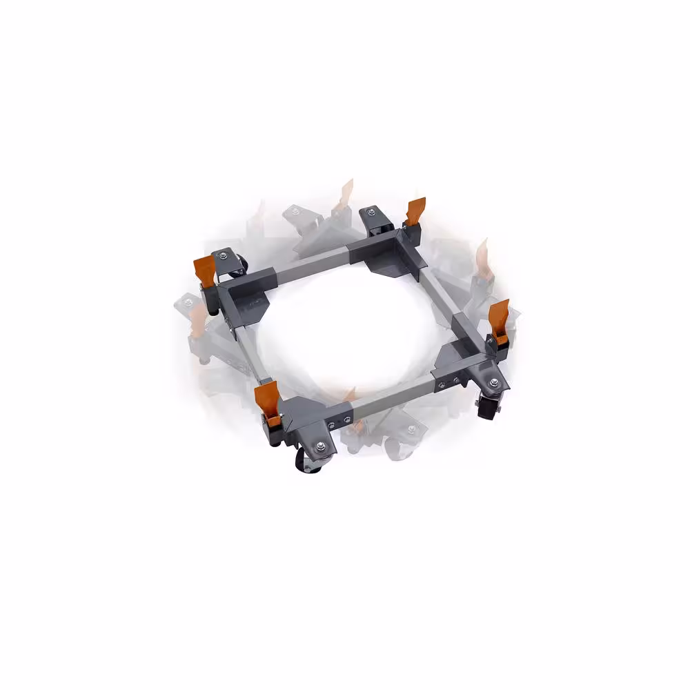 BORA All-Swivel Steel Super Duty 1500 lb. Capacity Universal Mobile Base
