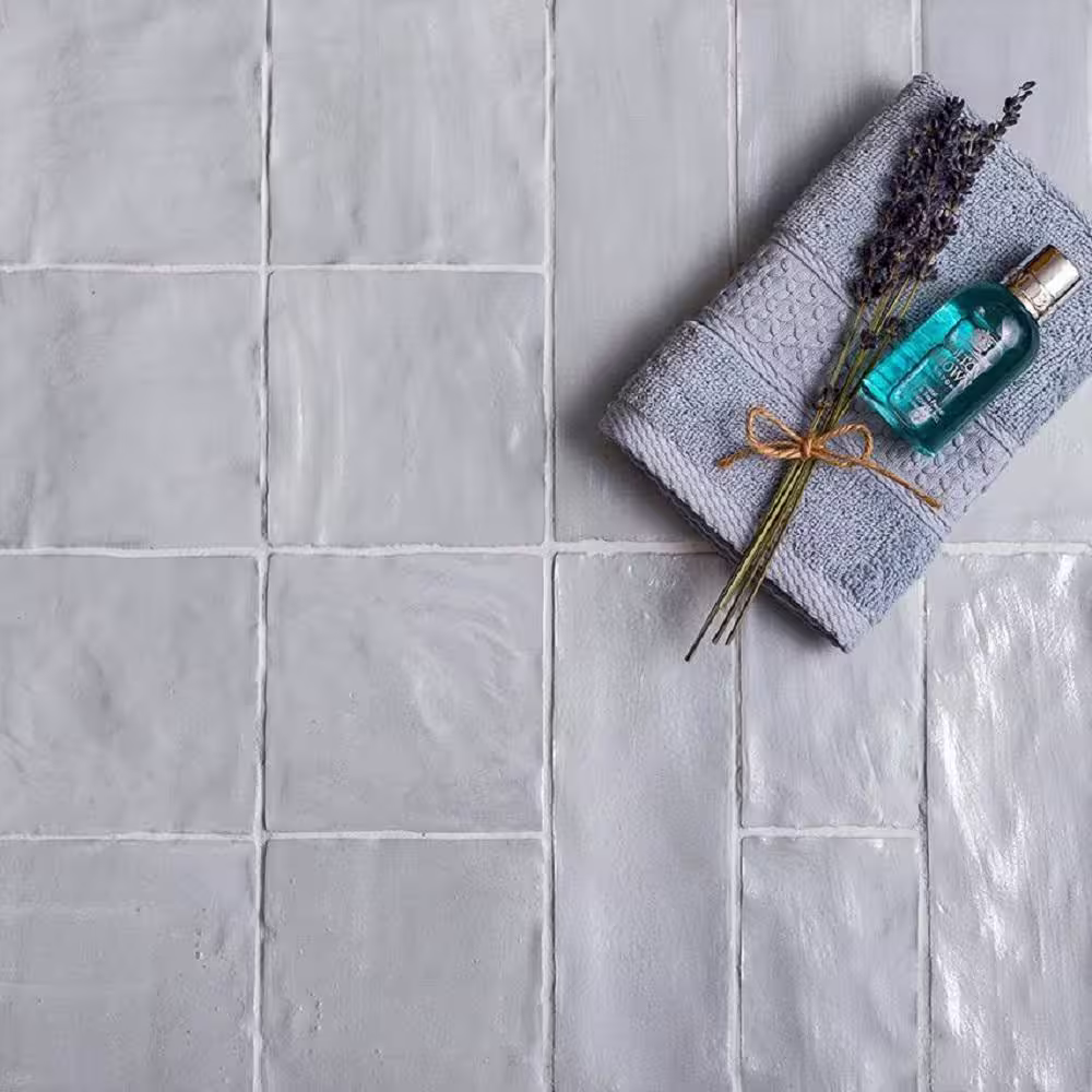 Apollo Tile Blue 4 in. x 4 in. Polished and Honed Ceramic Mosaic Tile (5.38 sq. ft./Case)