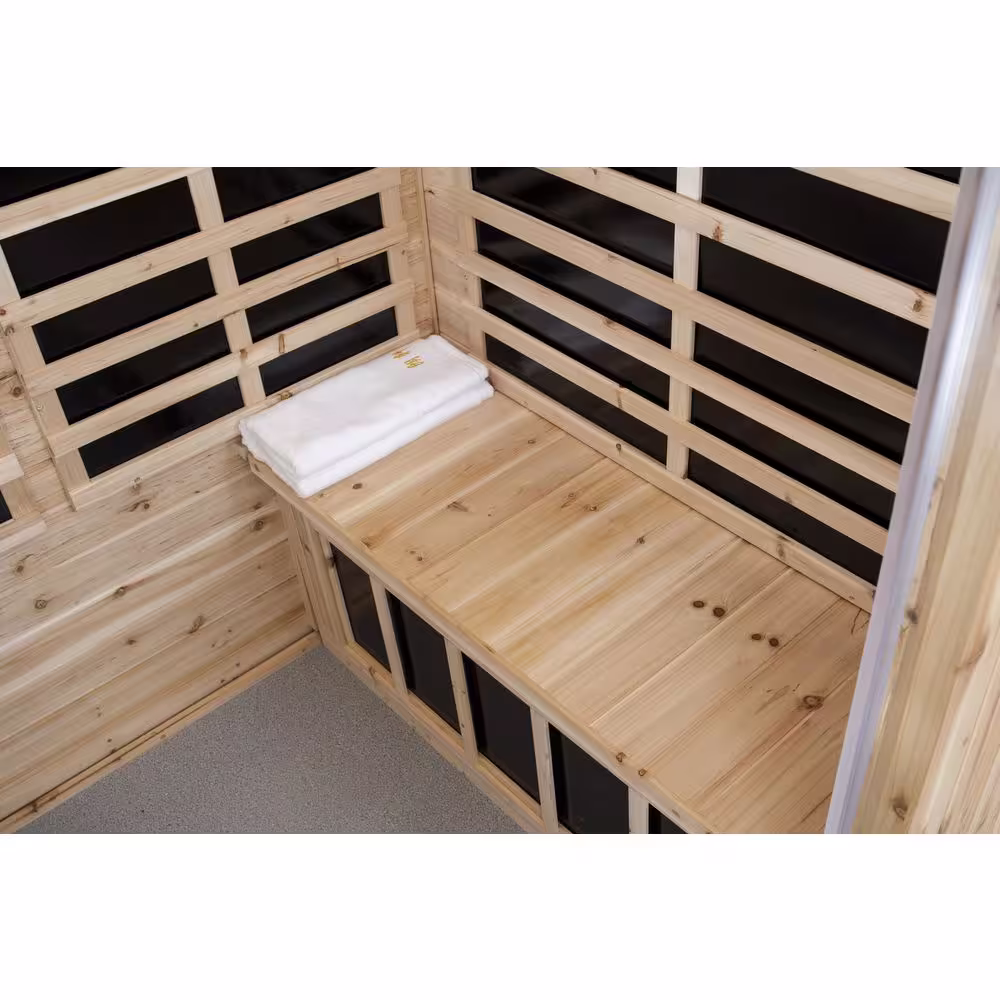 Xspracer Moray 4-Person Outdoor Far Infrared Hemlock Sauna Room