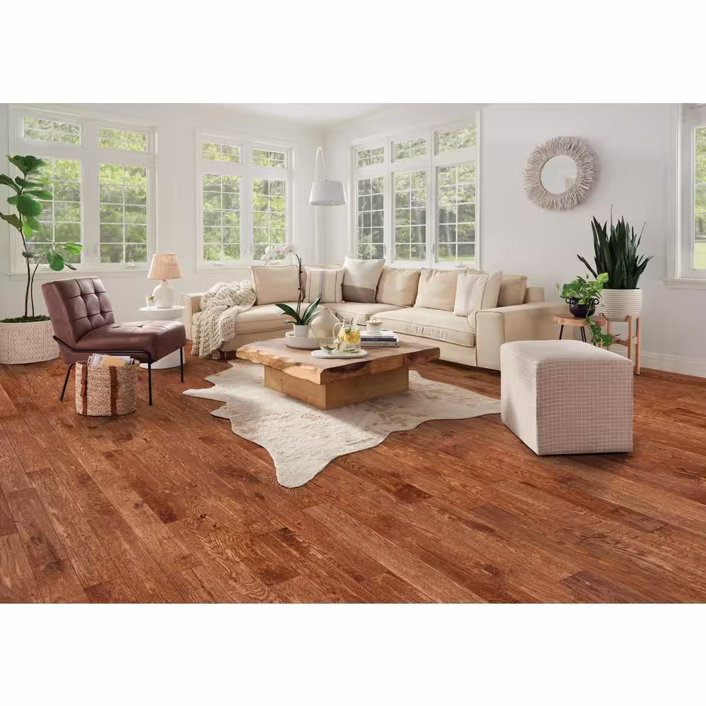 Bruce American Vintage Scraped Fall Classic 3/4 in. T x 5 in. W x Varying L Solid Hardwood Flooring (23.5 sqft / case)
