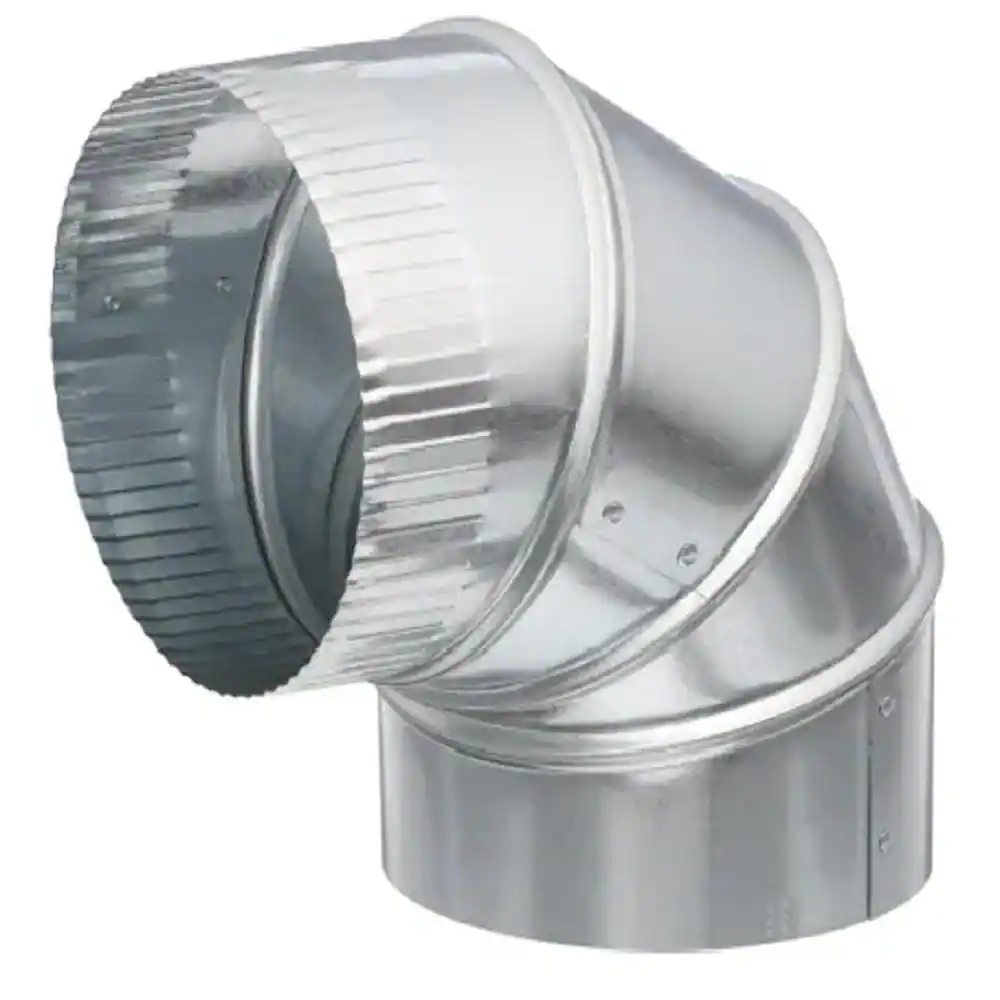 Master Flow 10 in. 90 Deg. Round Adjustable Elbow