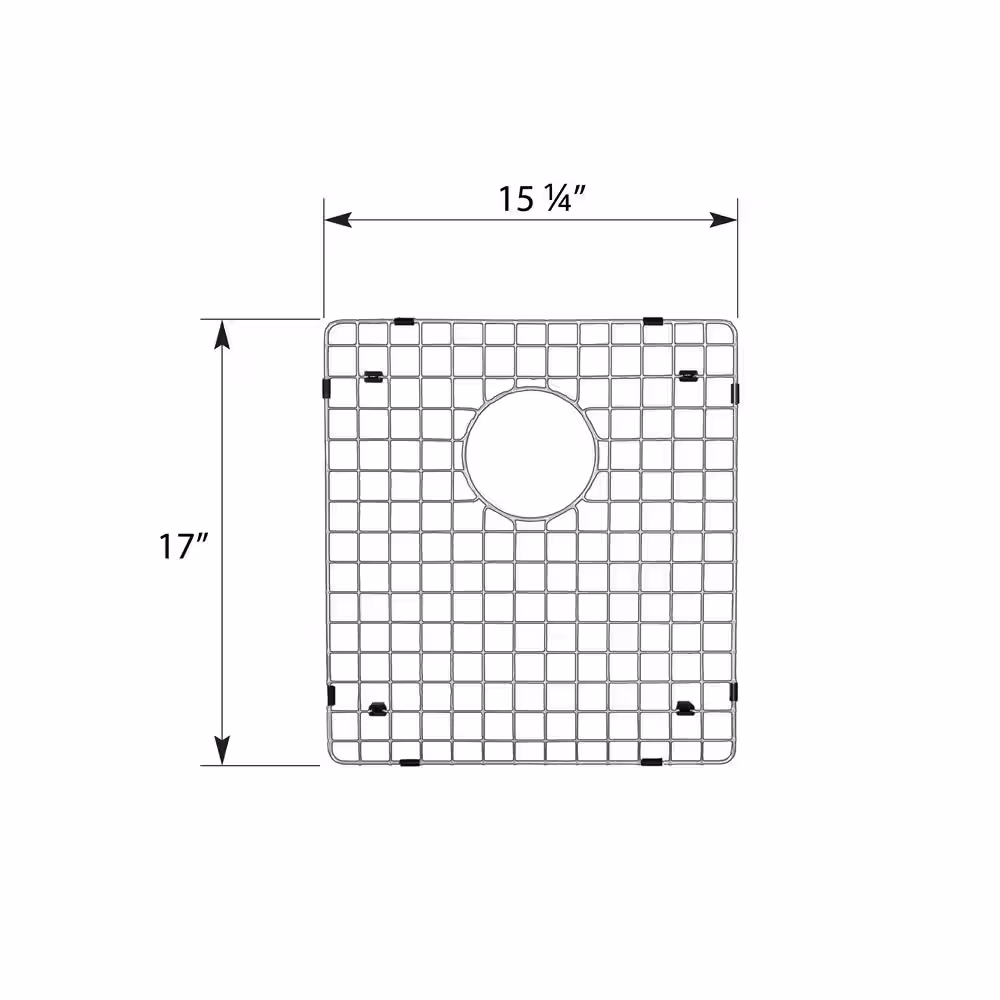 Karran 15-1/4 in. x 17 in. Stainless Steel Bottom Grid