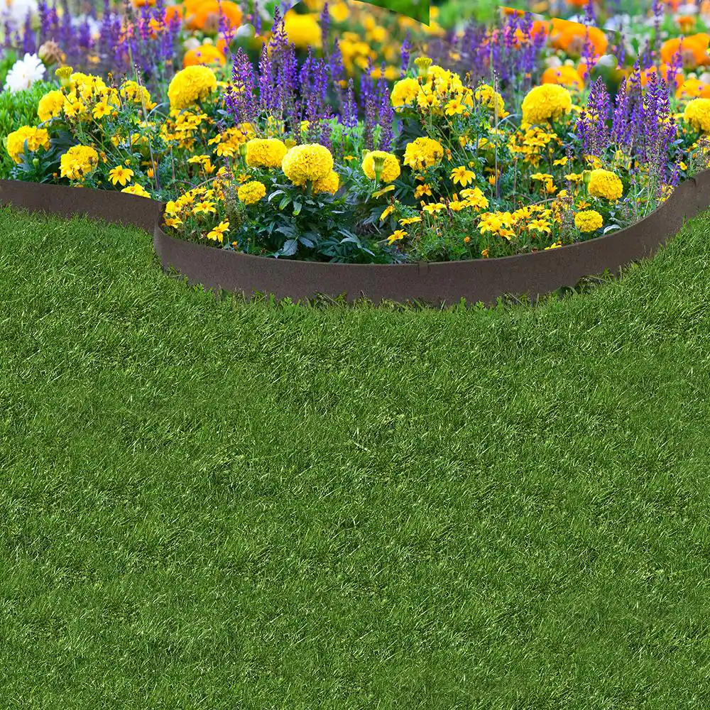 Vigoro 20 ft. x 3.5 in. Rubber Garden Edging