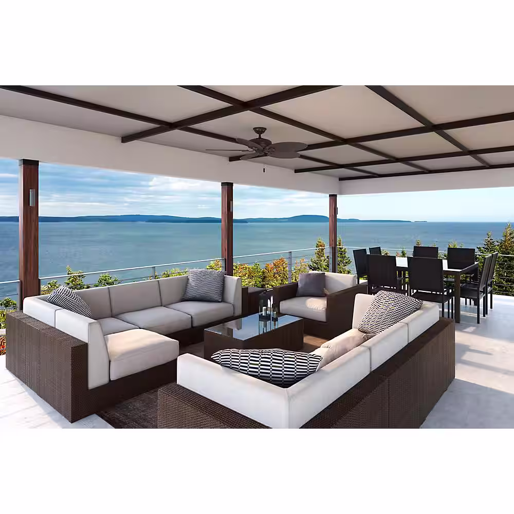 Casablanca Charthouse 54 in. Outdoor Onyx Bengal Ceiling Fan