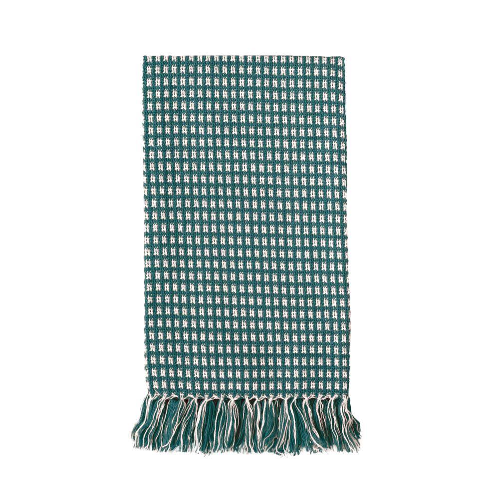 Lintex Homespun Fringed 18 in. x 18 in. 100% Cotton Napkins (4-Pack)