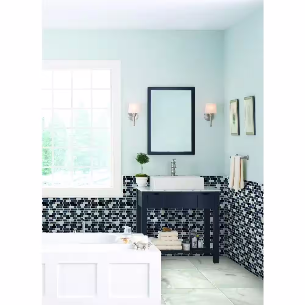 MSI Crystal Cove 12 in. x 12 in. Polished Multi-Surface Mesh-Mounted Mosaic Tile (10 sq. ft./Case)