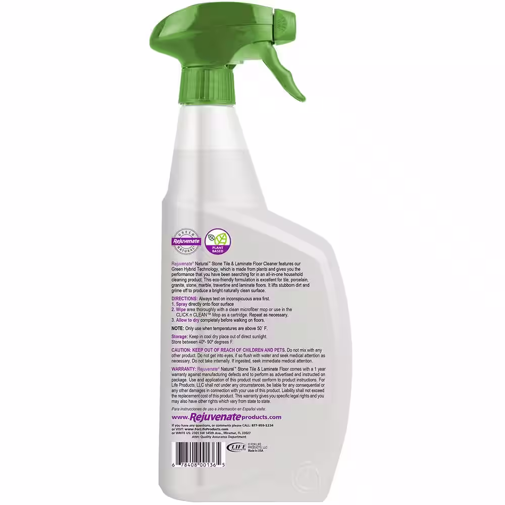 Rejuvenate Green Natural 32 oz. Stone Tile and Laminate Floor Cleaner