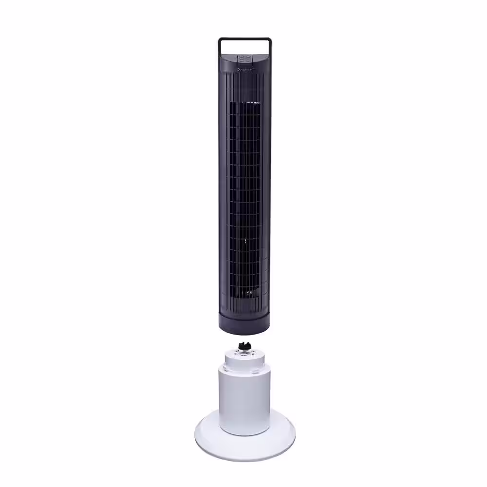 ASPEN Tower Fan with Detachable Tower Body and Remote Washable