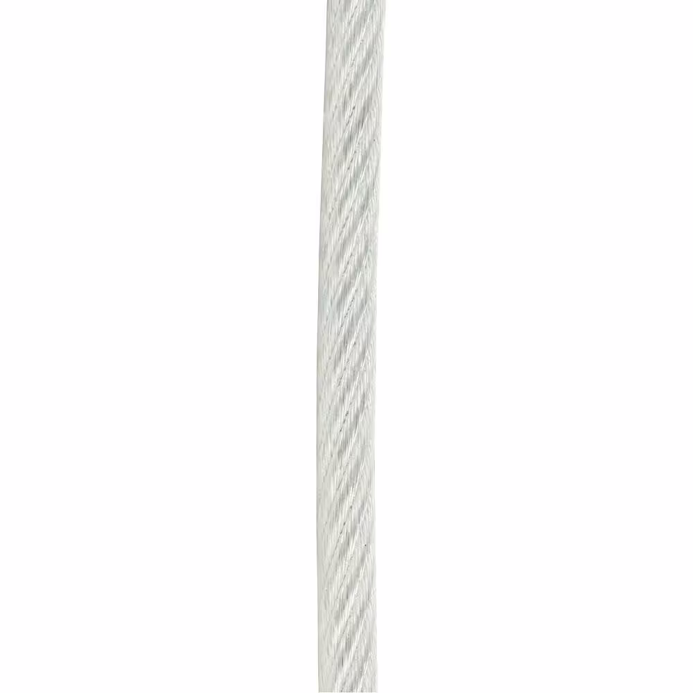 Everbilt 3/32 in. x 50 ft. Galvanized Vinyl Coated Steel Wire Rope