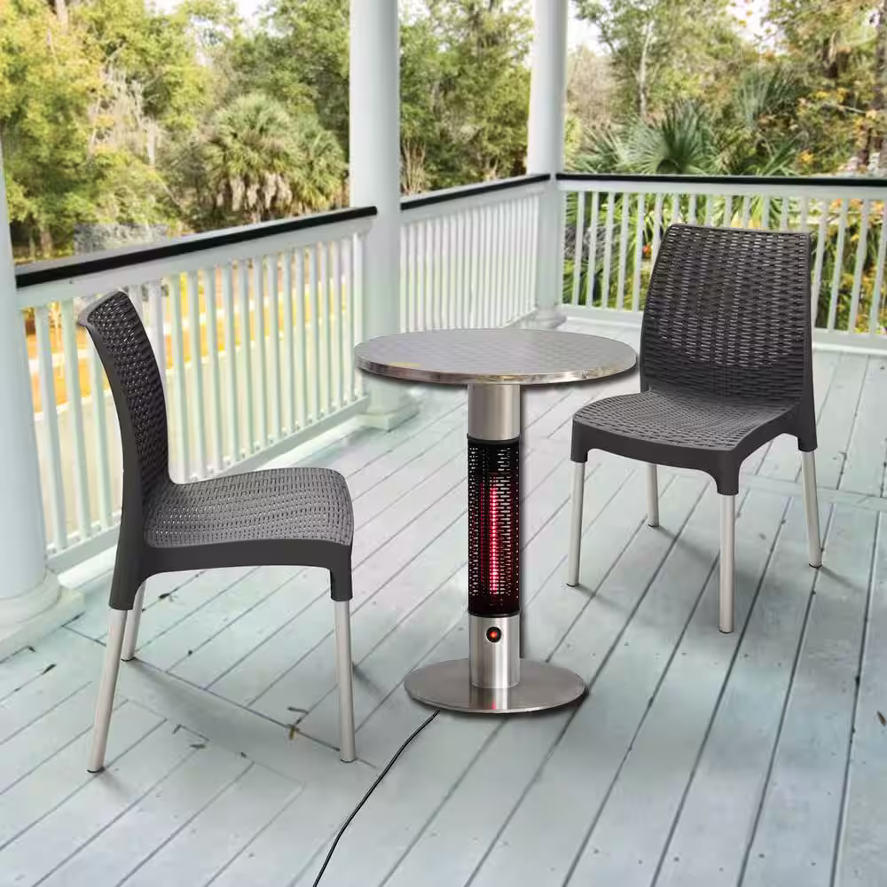 None 1500-Watt Infrared Bistro Table Electric Outdoor Heater