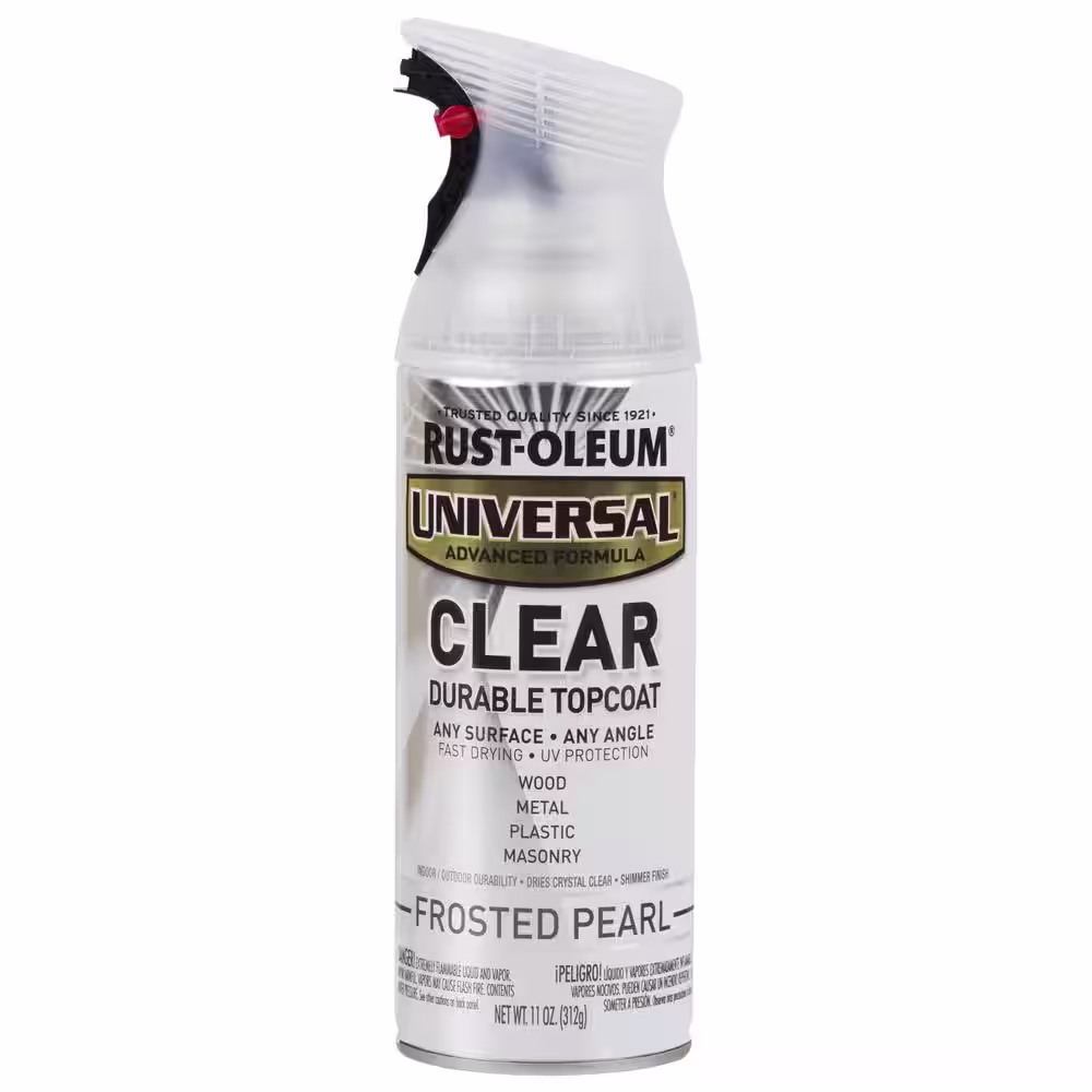 Rust-Oleum Universal 11 oz. All Surface Frosted Pearl Clear Topcoat Spray Paint (6-Pack)