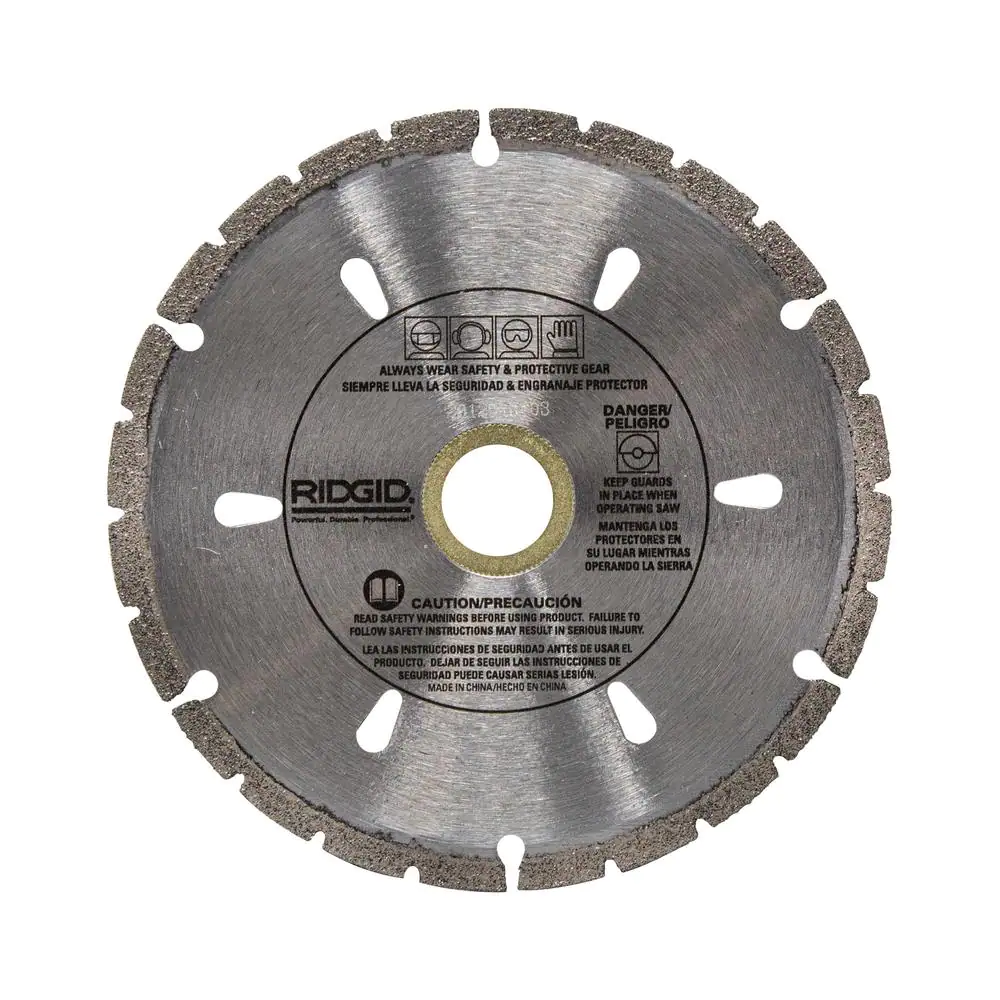 RIDGID 4.5 in. Diamond Multi-Cutting Blade
