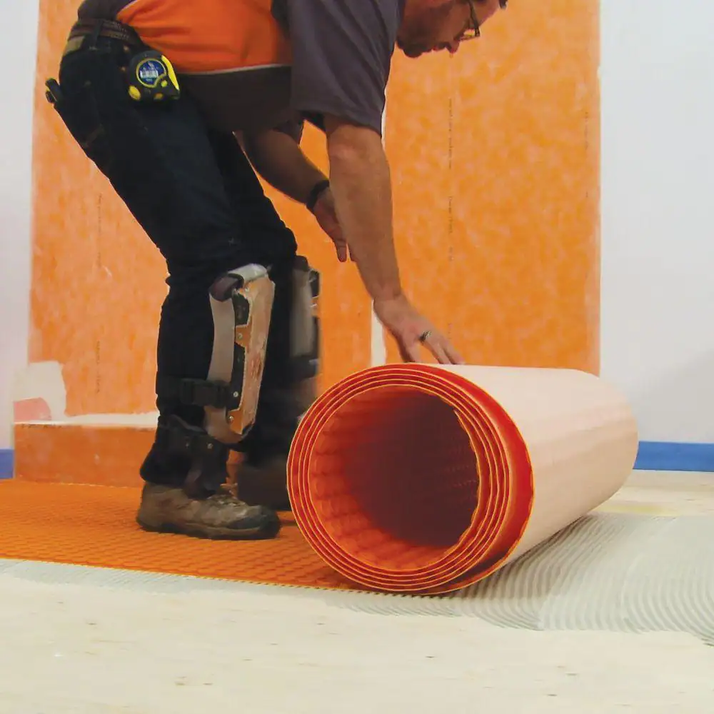 Schluter Ditra-Heat 3 ft. 2-5/8 in. x 41 ft. 10-3/4 in. Uncoupling Membrane Roll