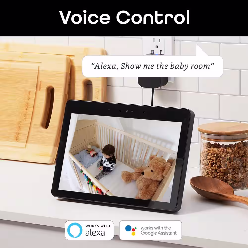 Geeni Look 1080p Smart Wi-Fi Security Camera HD, Black