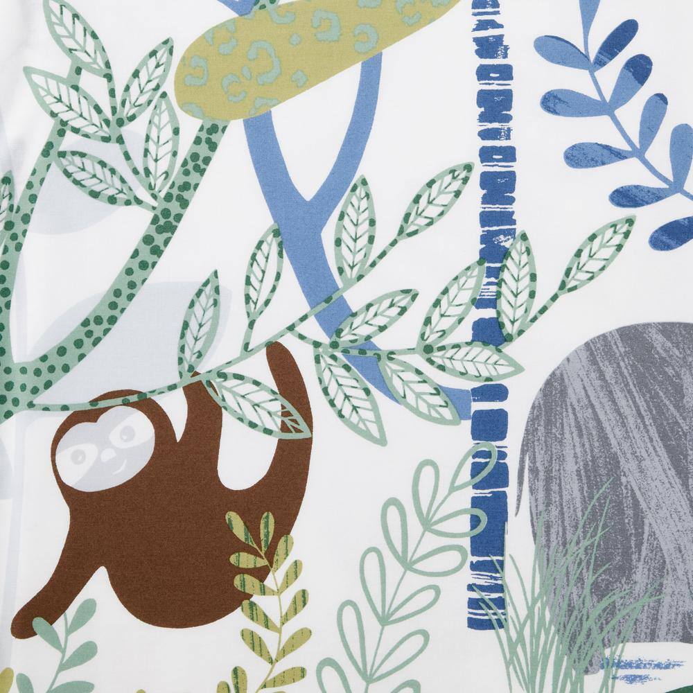 The Company Store Company Kids Jungle Organic Cotton Percale Crib Sheet