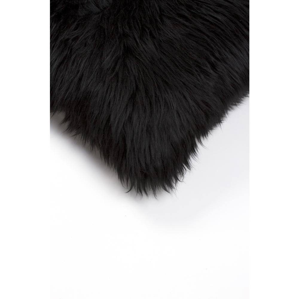 natural New Zealand Sheepskin Throw Pillow